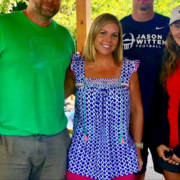 Colorful Matilda Jane Ruffle Top - Picture 3 of 3